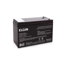 Bateria selada elgin vrla 12V 7AH nobreak central alarme 82293 Menor preço em Bateria selada elgin vrla 12V 7AH nobreak central alarme 82293