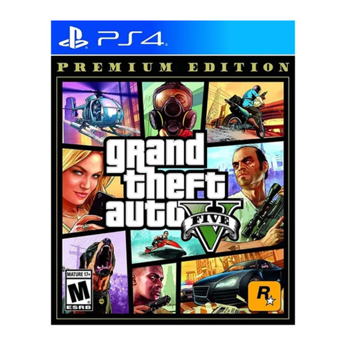 Jogo PS4 Grand Theft Auto V Premium Online Edition Game Midia