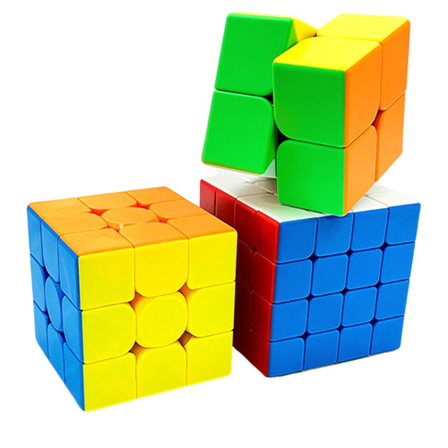 Kit Cubo Magico Moyu 2x2 3x3 4x4 5x5 - Cubo Store - Sua Loja de