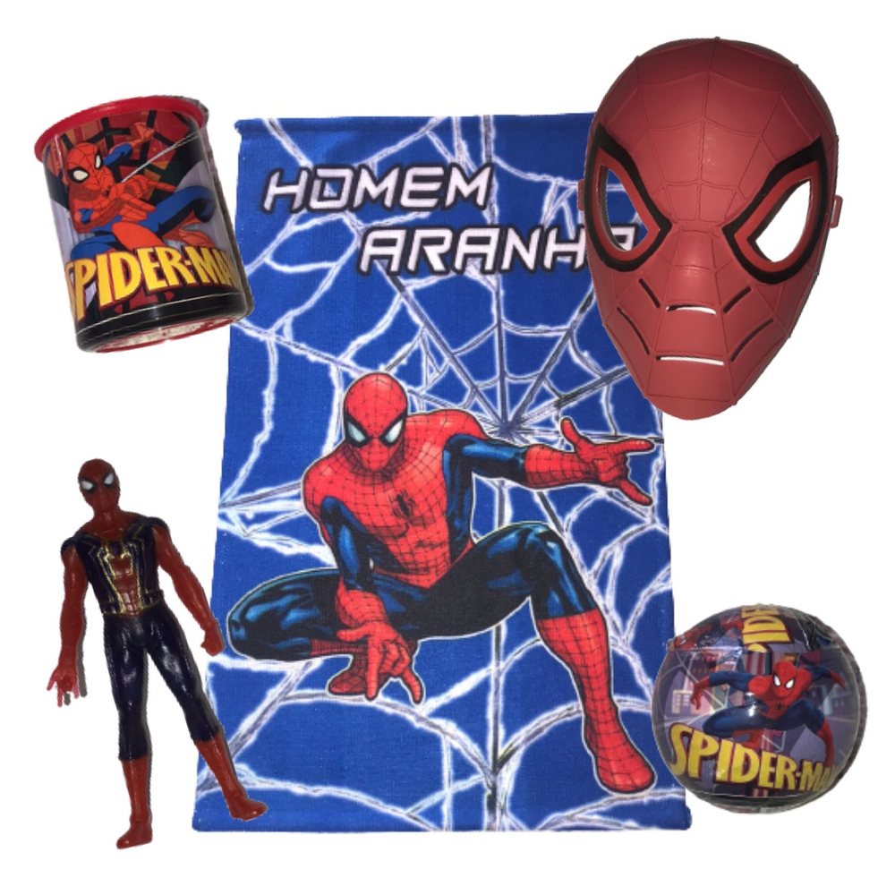 Boneco 25cm Action Figure Homem Aranha + Mascara Vinga Nº01 em Promoção na  Americanas