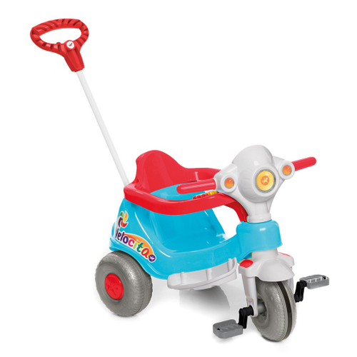 Motoca Infantil Triciclo Calesita Velocita Azul Bebe Passeio em Promoção na  Americanas