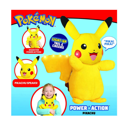 Sunny Brinquedos Pkw - Pelucia De Luxo Pikachu Com Luz E Som