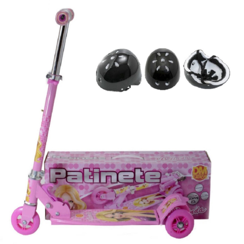 Patinete Rosa Belinda Menina Infantil 4 5 6 Anos em Promoção na Americanas