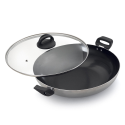 Panela Wok Antiaderente Interno com Tampa de Vidro é boa?