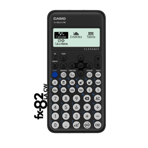 Calculadora Científica Casio Preta - FX-82LACW