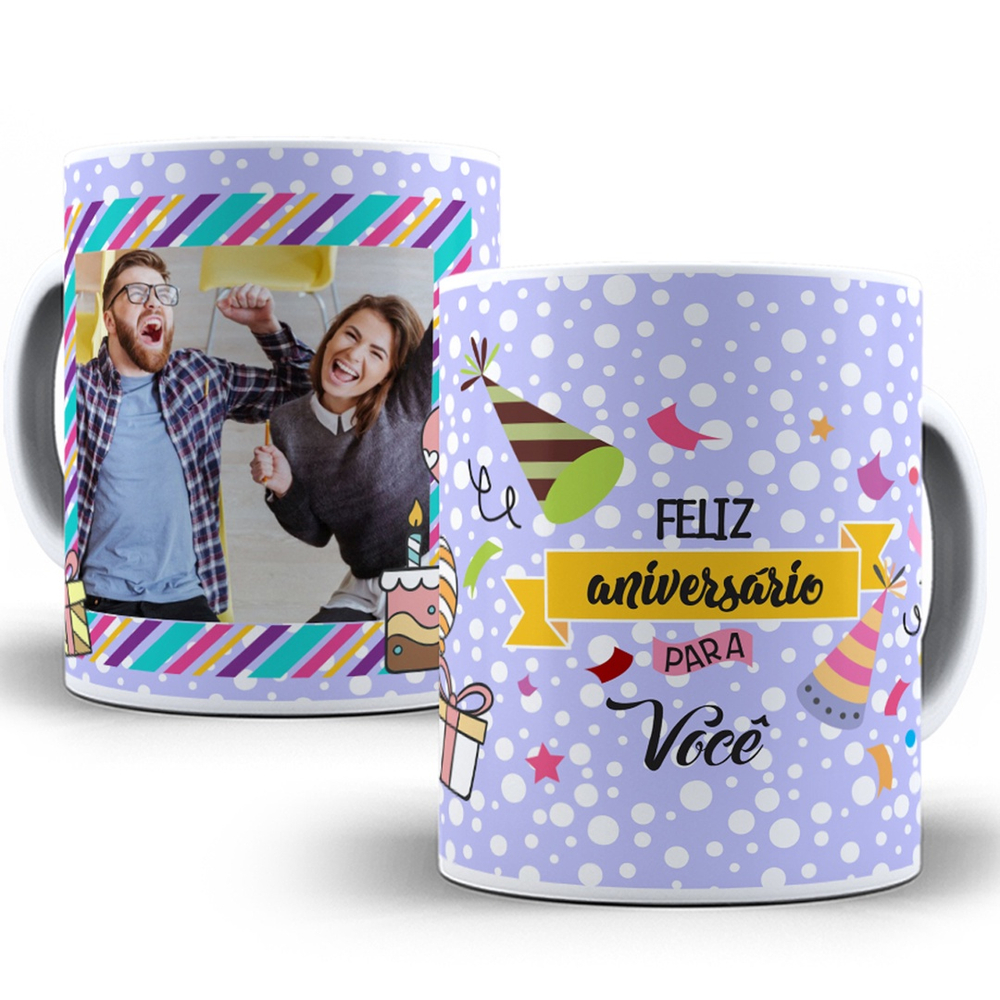 Caneca Feliz Anivers Rio Para Voc Com Foto Personalizada Submarino