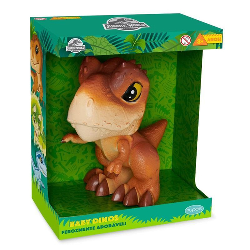 Dinossauros Infantil Avulso TREX-VERDE, TREX-MARROM, ESTEGOSSAURO,  BRANQUIOSSAURO Dino World BBR TOYS em Promoção na Americanas