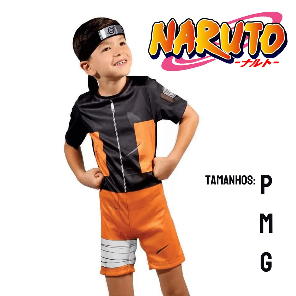 Fantasia Infantil Desenho Ninja Naruto Shippuden Naruto na Americanas  Empresas