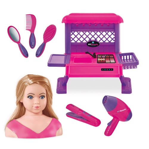 Brinquedo Infantil Kit Maquiagem para Boneca Fashion Girl WZ151463