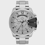 Relógio diesel masculino prata cronógrafo DZ4501B1 S2SX