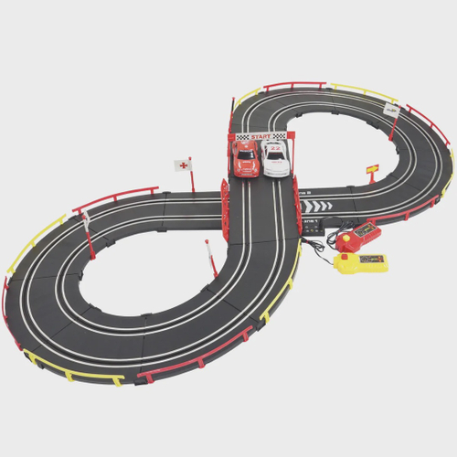 Pista De Carrinhos Track Cars Brinquedo Com 8 Peças Infantil - Feira da  Madrugada Sp