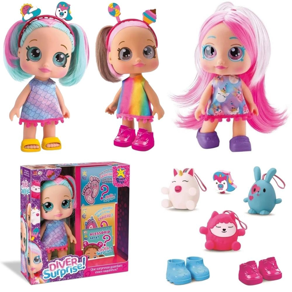 Boneca Happy Surprise Com Acessórios Surpresa - Super Toys em Promoção na  Americanas