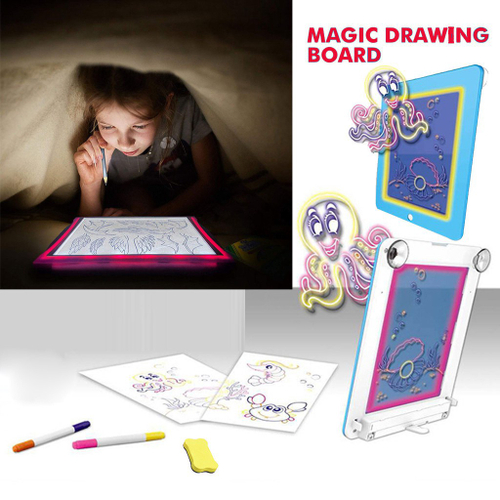 Lousa Mágica Tablet 3D Magic Pad Desenhar Jogar