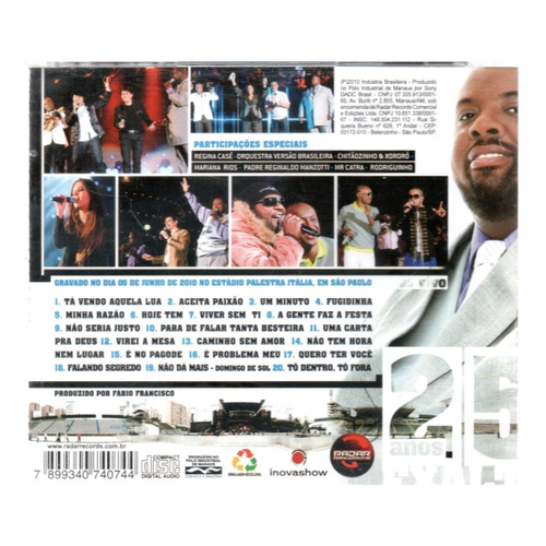 Dvd Spc 25 Anos Ao Vivo em Porto Alegre, Item de Música Dvd Usado 37410704