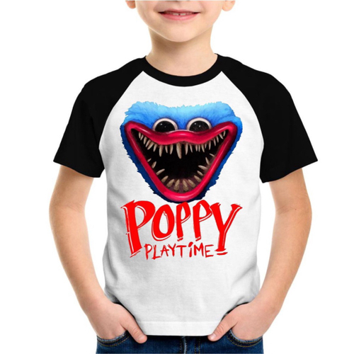 Camiseta infantil 3d poppy playtime hagi wagi eu vou pegar você! -  AliExpress