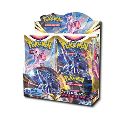 Cartinha Pokémon Box C/36 Booster Espada E Escudo 216 Cartas