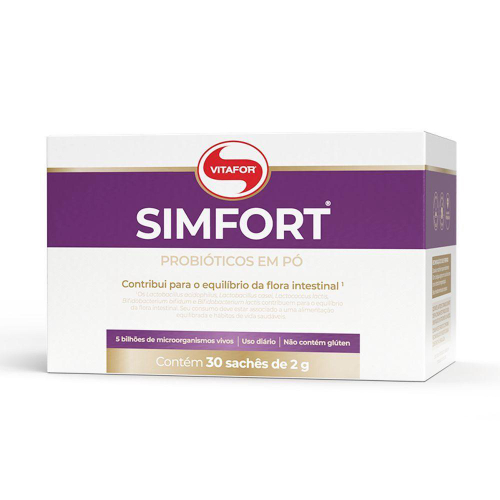 Simfort Mix De Probióticos Vitafor 30 Saches De 2g no Shoptime