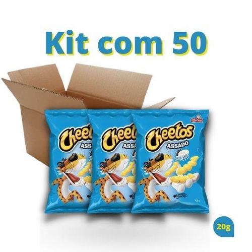 KIT COM 2 Cheetos Requeijão GIGANTE Elma chips 280G - Escorrega o