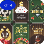 Kit Jogo de Cartas Baralho truco poker Papel + 3 dados lt 20028 em Promoção  na Americanas