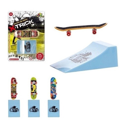 Pista Skate De Dedo Fingerboard Brinquedo Infantil Presente em