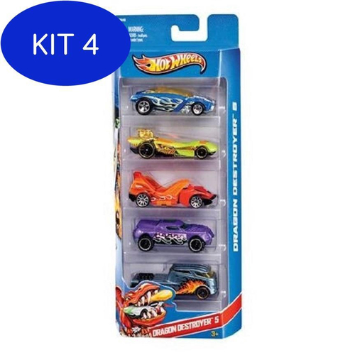 Hot Wheels Carrinhos Colecionáveis Kit com 10 Unidades