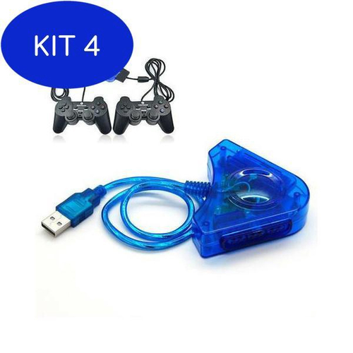 Controle Jogos Ps2 Com Fio Manete Resistente A Quedas em Promoção na  Americanas