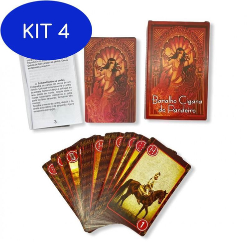 Baralho Tarot do Cigano Vladimir Deck 36 Cartas Oráculo em