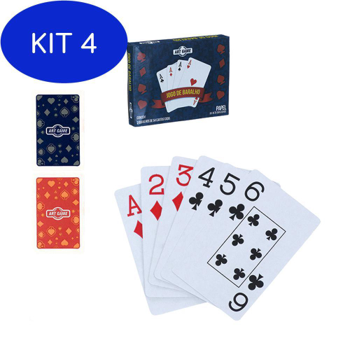 Jogos De Carta Uno + Baralho Duplo De Plástico Kit 2 Peças