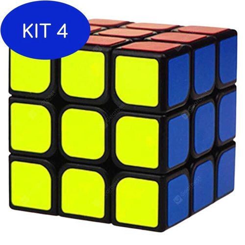 Kit 4 Cubo Mágico 2x2 3x3 4x4 5x5 Profissional Speed em Promoção na  Americanas