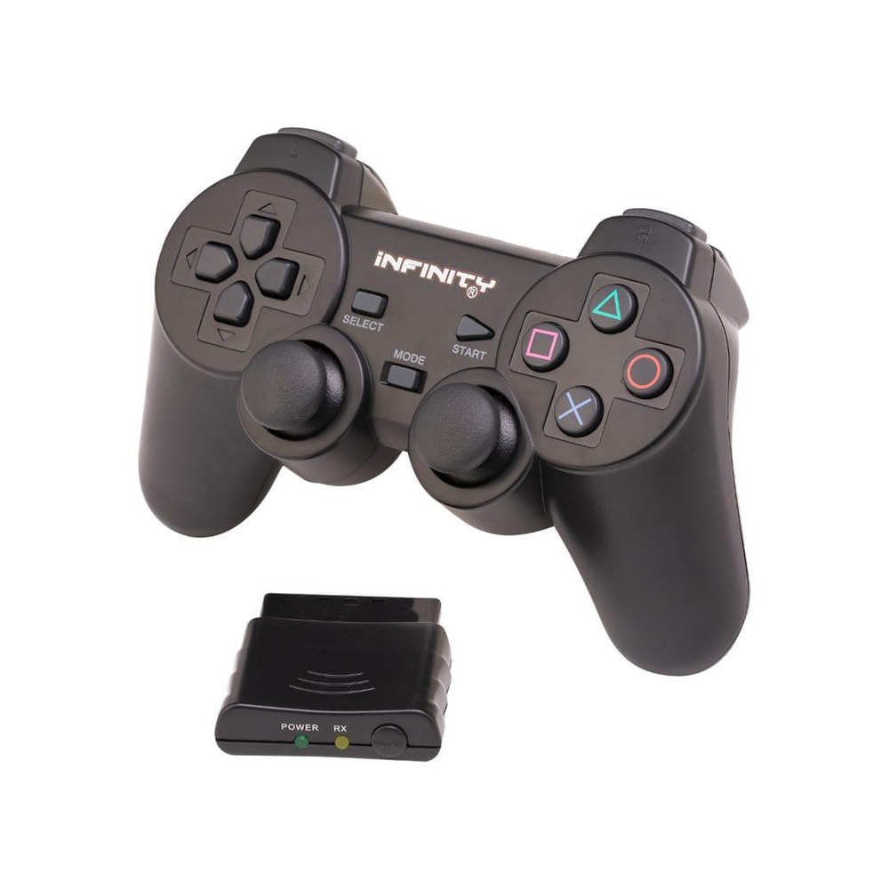 video game ps2 com controle sem fio