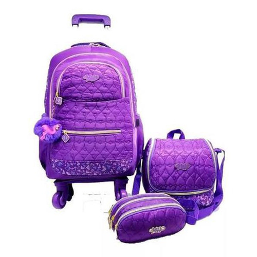 Kit Mochila Escolar Rodinha Infantil Menino B-BLOX Pop It