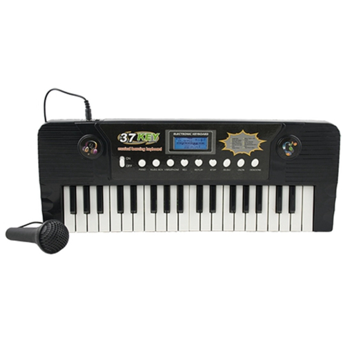 Brinquedo Musical Teclado Infantil Piano 37 Teclas Microfone no Shoptime