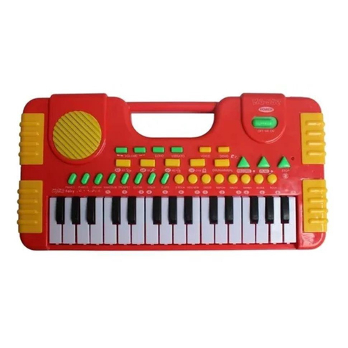 Piano musical infantil com pezinho som estilo profissional teclado musical  para crianças em Promoção na Americanas