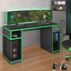 Mesa Gamer idl xp 1000 Pro Espresso Móveis Black Verde é boa?