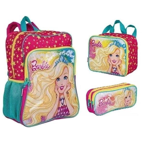 Kit Mochila Barbie Girl Tamanho Grande Original Sestini em Promoção na  Americanas