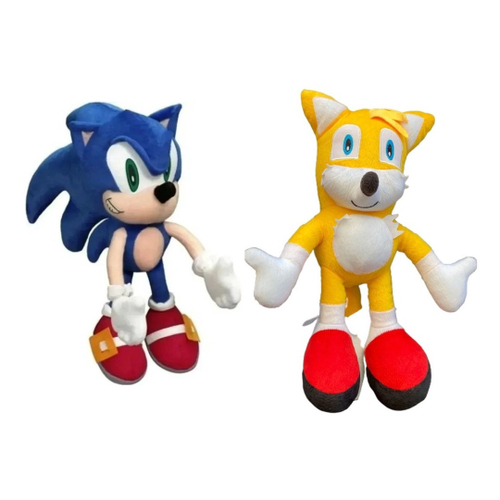 Boneco Pelúcia Sonic Grande 50cm Lançamento Pronta Entrega