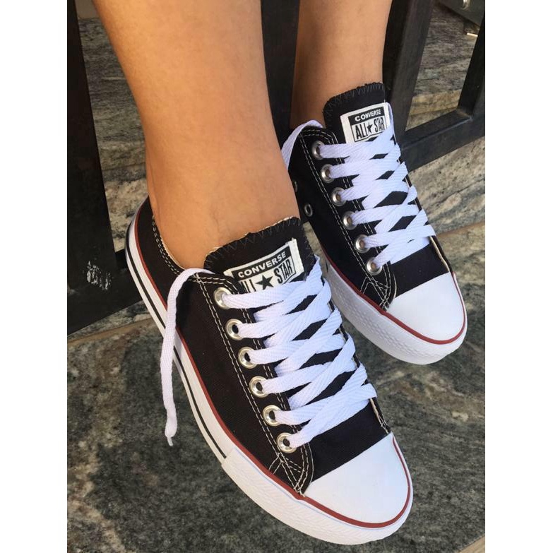 Tênis Converse All Star Chuck Taylor Flatform - Preto