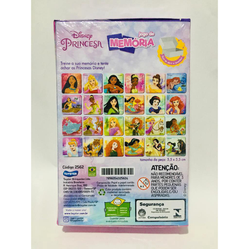 Jogo De Memória Toyster Princesa Disney 2562