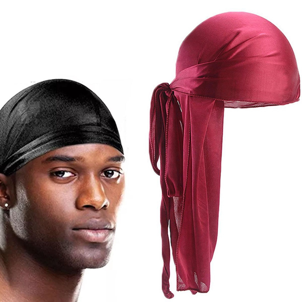 Bandana Durag De Veludo - Touca Para Waves