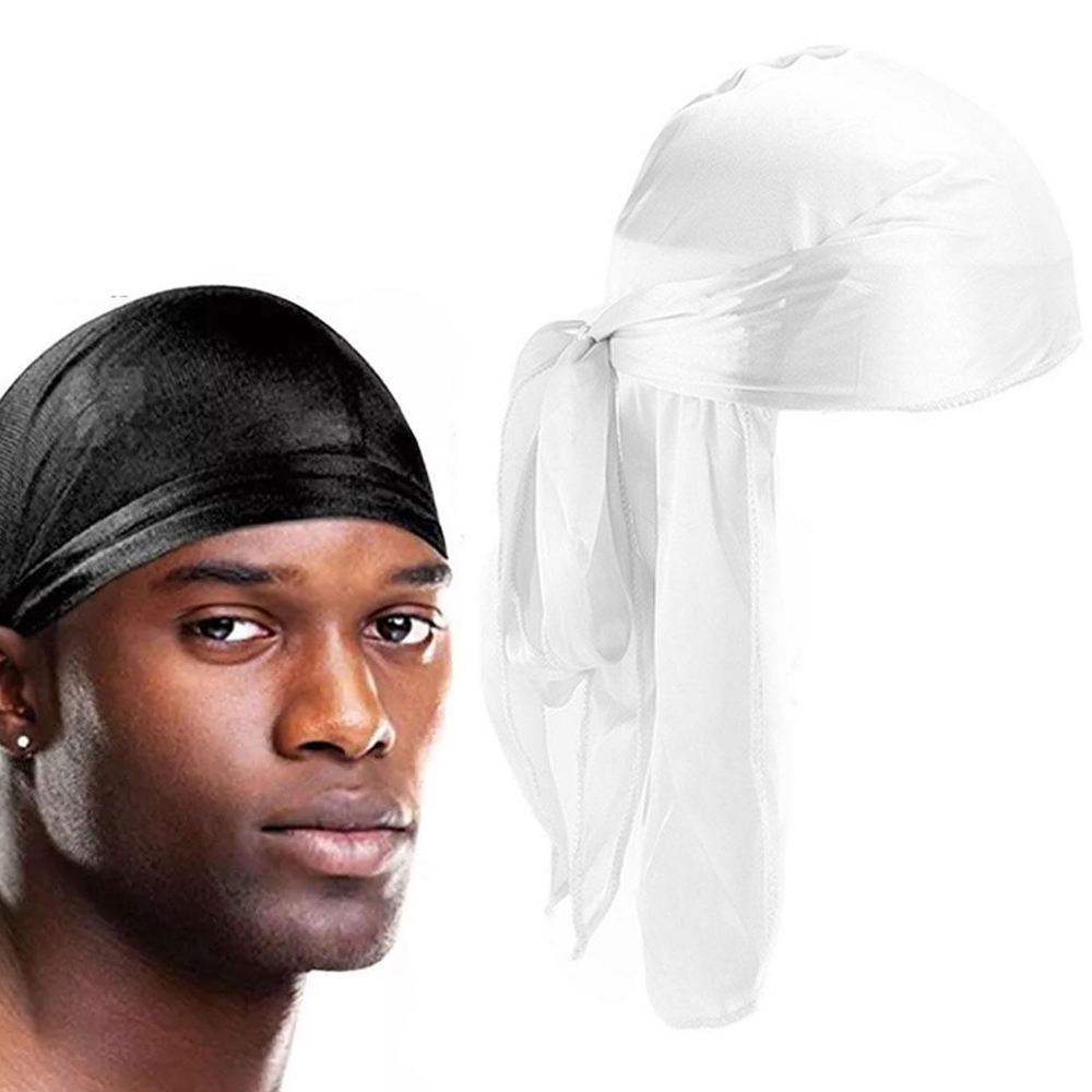 Bandana Touca Durag Waves Várias Cores Protege Cabelo