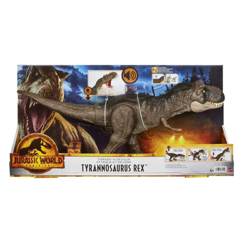 Jurassic World - Figura dinossauro T-Rex passo e ataque