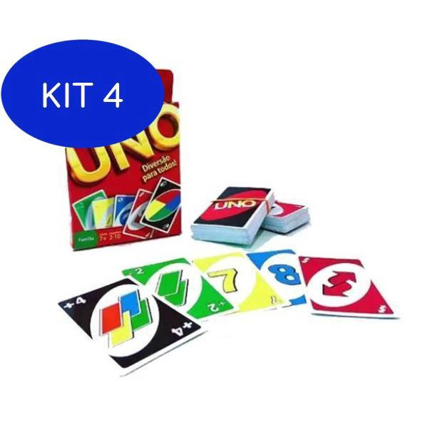 Kit de Jogo de Carta UNO e DOS - Bringport Roupas e Acessórios