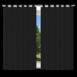 Menor preço em Cortina Blackout Preto - 200x140cm - c/ alça p/ varão