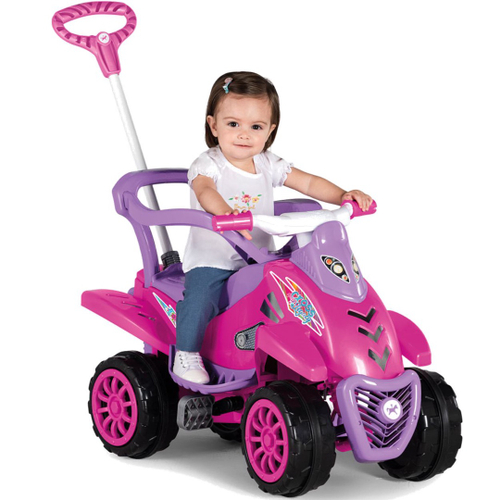 Moto Eletrica Infantil Motocross Rosa Homeplay 242