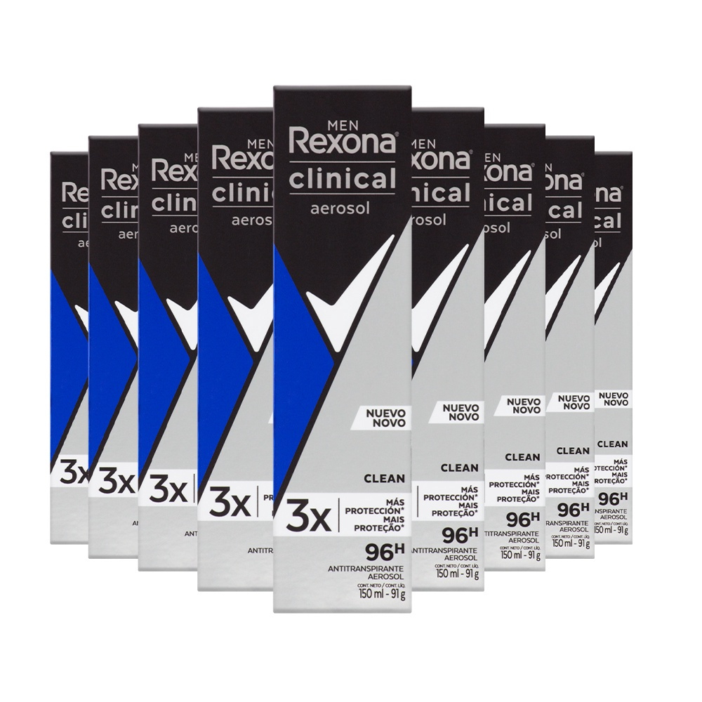 DESOD AER REXONA CLINICAL CLEAN 91G