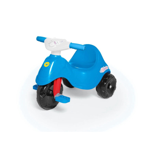 Triciclo Infantil com Empurrador Lelecita Azul - Calesita em Promoção na  Americanas