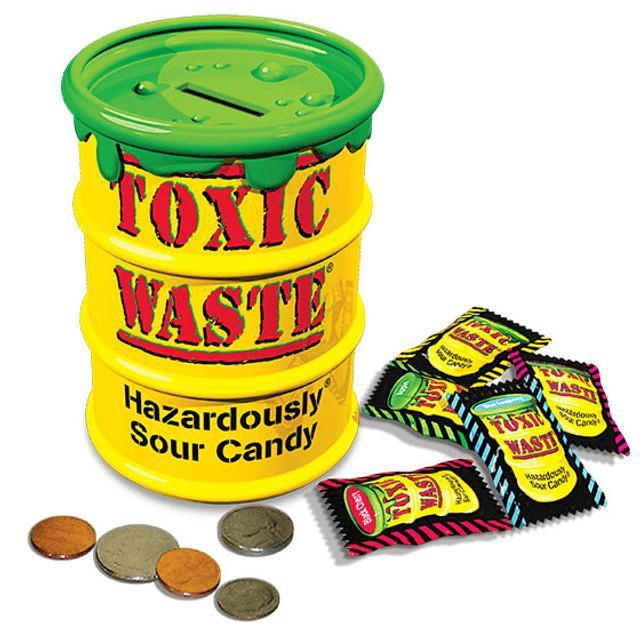 Toxic Waste Sour Candy Drum Doces Azedinhos (84G) Submarino