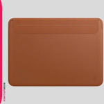 Bolsa Case wiwu Skin Pro ii para Macboook Pro 16.2 / GB4943.1 - 2021 em Couro Leve e Resistente à água- Marrom - Requinte e Luxo e Sofisticação
