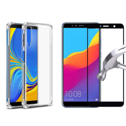 Película Vidro 3d + Capa Anti Impacto samsung A7 2018 Menor preço em Película Vidro 3d + Capa Anti Impacto samsung A7 2018