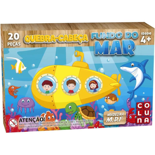 Quebra Cabeça Infantil Arca De Noé Em Madeira mdf Puzzle Jogo Educativo 9  Peças Brinquedo Coluna + 4 Anos no Shoptime